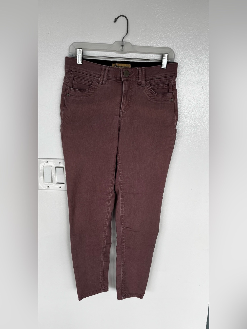 Democracy Women's Mauve Skinny Jeans